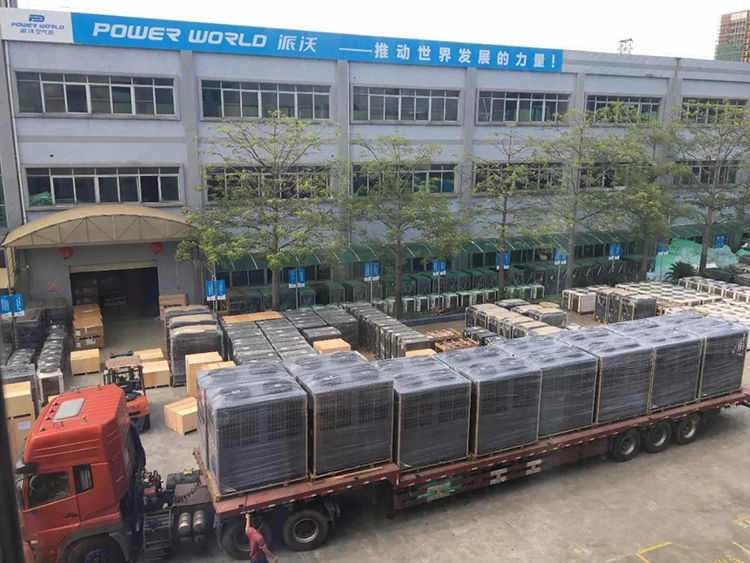 贝博空气能出货