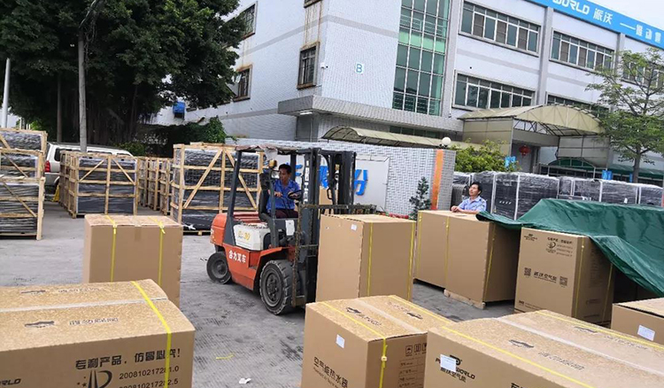 贝博空气能装车